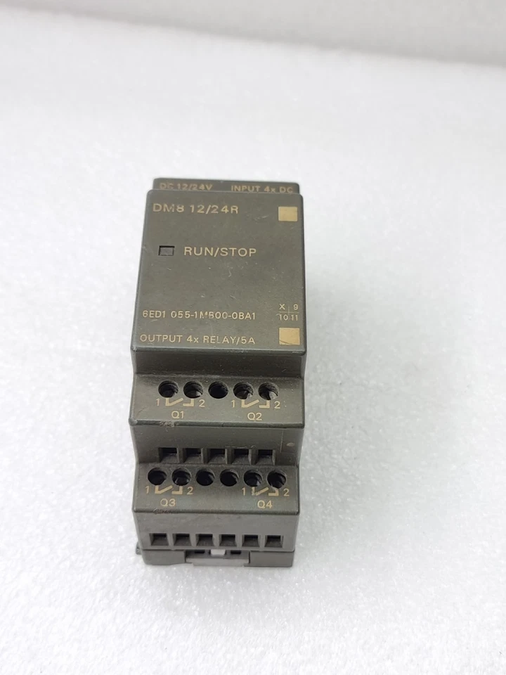 SIEMENS 6ED1055-1MB00-0BA1 DM8 12/24R EXPANSION MODULE 12/24V DC